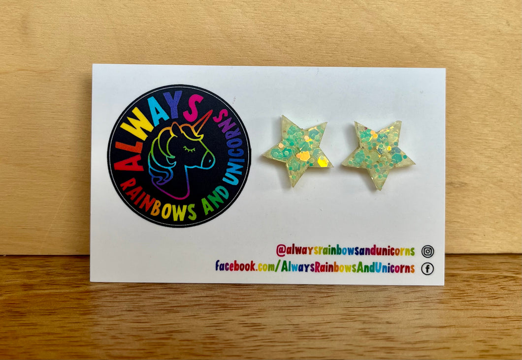 Glow in the Dark Magic Star Studs